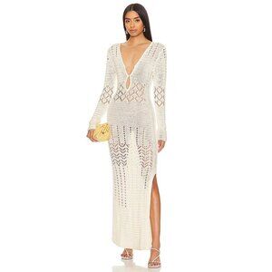 Solid & Striped The Lucinda Dress in Brule Cream Knit